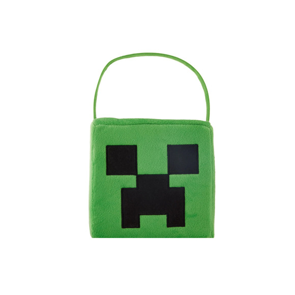 Minecraft Plush Basket (Medium) - NWT - Picture 1 of 4